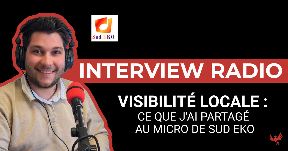 Dimitri Hyra, consultant en stratégie marketing à Argelès-sur-Mer, en interview sur la radio Sud Eko pour conseiller les PME sur leur visibilité locale.