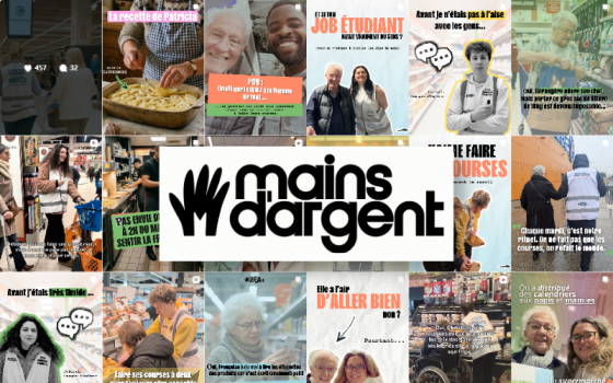 Stratégie de contenu réseaux sociaux et shooting photo pour Mains d'Argent à Perpignan par DYMESIS.